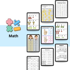 Math & Numbers Activity Bundle – Tracing Worksheets, Missing Numbers & Early Learning Printables for Preschool & Kindergarten