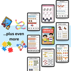 Math & Numbers Activity Bundle – Tracing Worksheets, Missing Numbers & Early Learning Printables for Preschool & Kindergarten